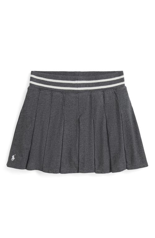 Polo Ralph Lauren Pleated Jersey Skirt In Blue