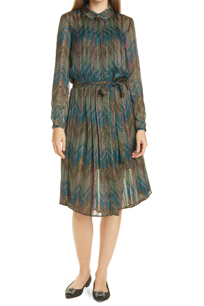 Saphy Shirt Dress, Main, color, KHAKI