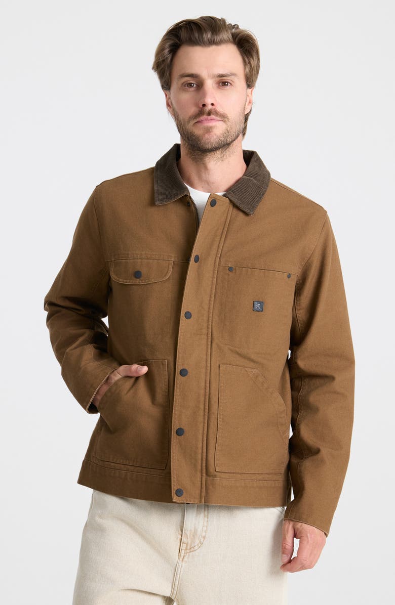 Roark Open Roads Waxed Canvas Jacket, Alternate, color, Otter