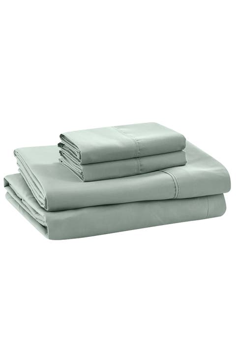 Solid Microfiber Sheet Set