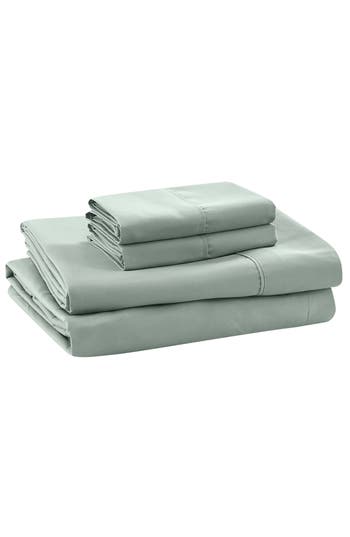 Modern Threads Solid Easy Care Microfiber Sheet Set In Grey