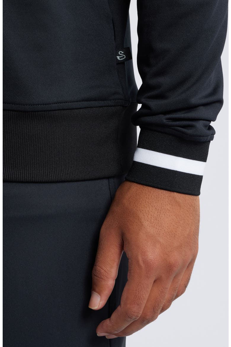 Chapman Golf Sweatshirt, Alternate, color, BLACK