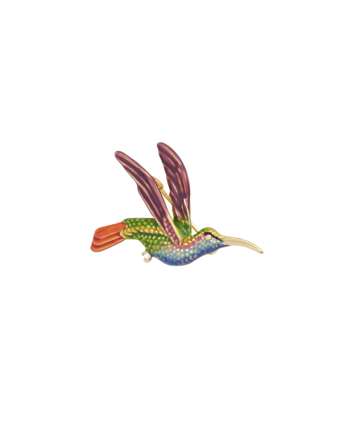 Hummingbird Brooch