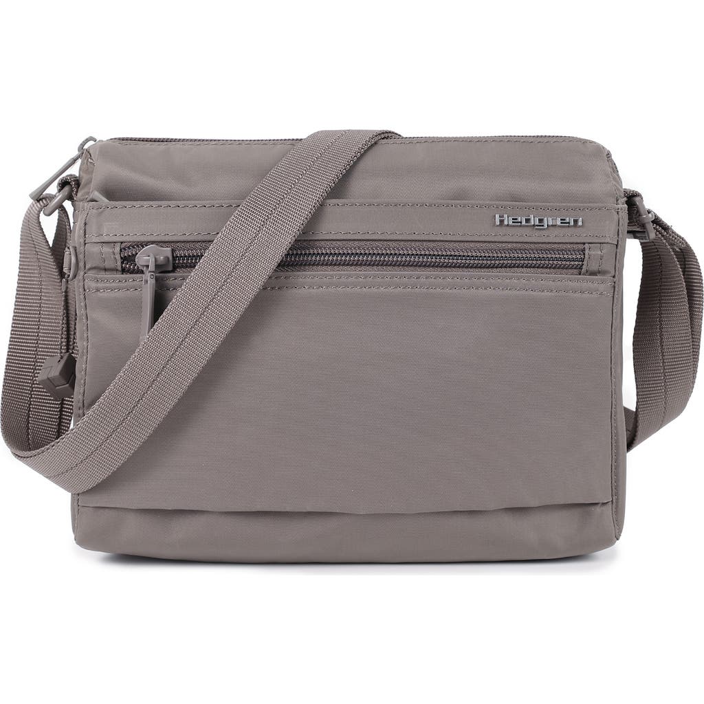 Hedgren Eye Rfid Water Repellent Shoulder Bag In Sepia