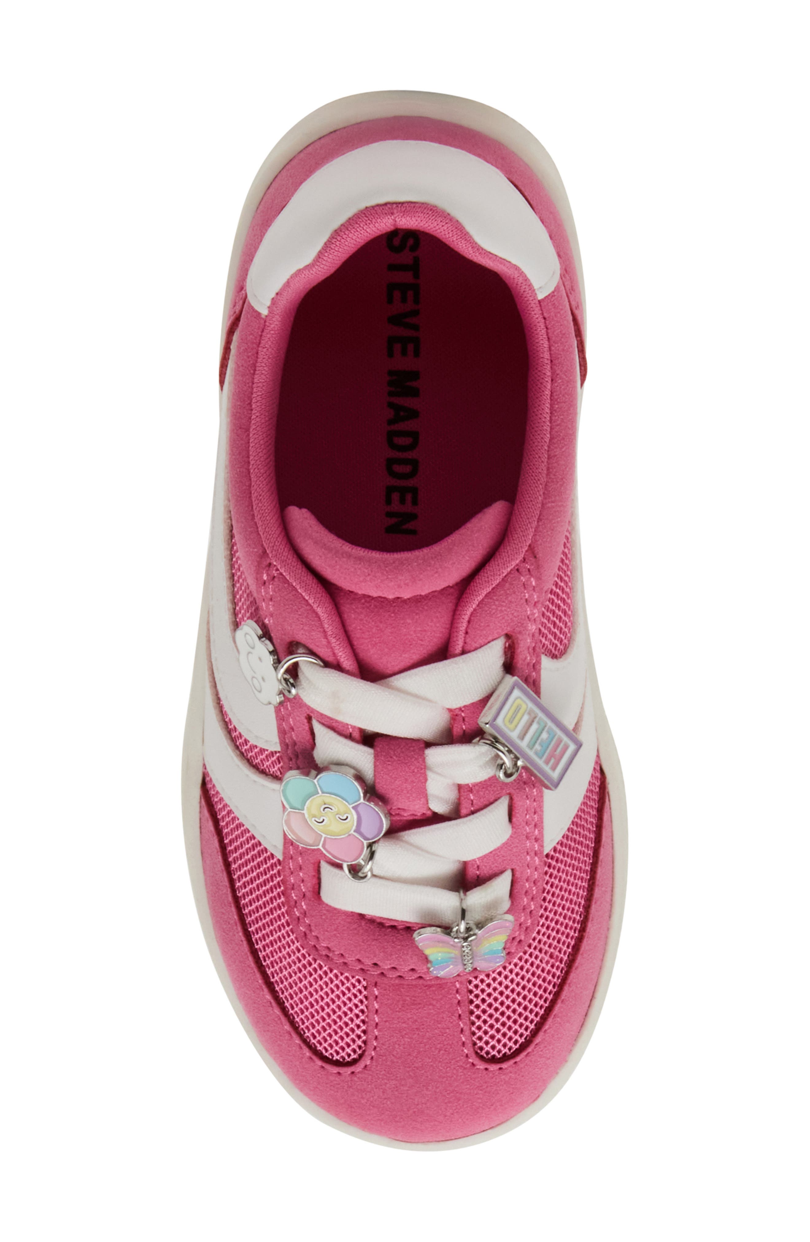 Kids' Jersey Sneaker, Alternate, color, PINK