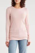 Renee C Brushed Knit Long Sleeve Top