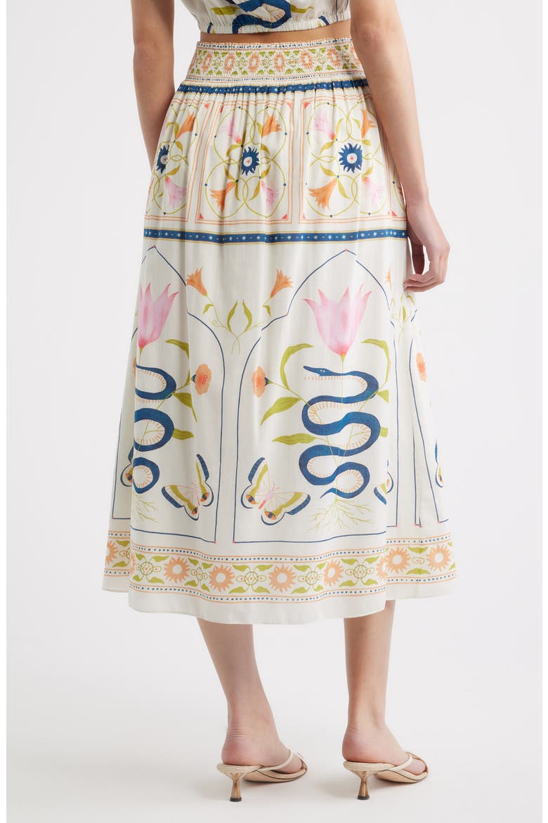 Elliott Print Midi Skirt, Alternate, color, MONTECITO PRINT