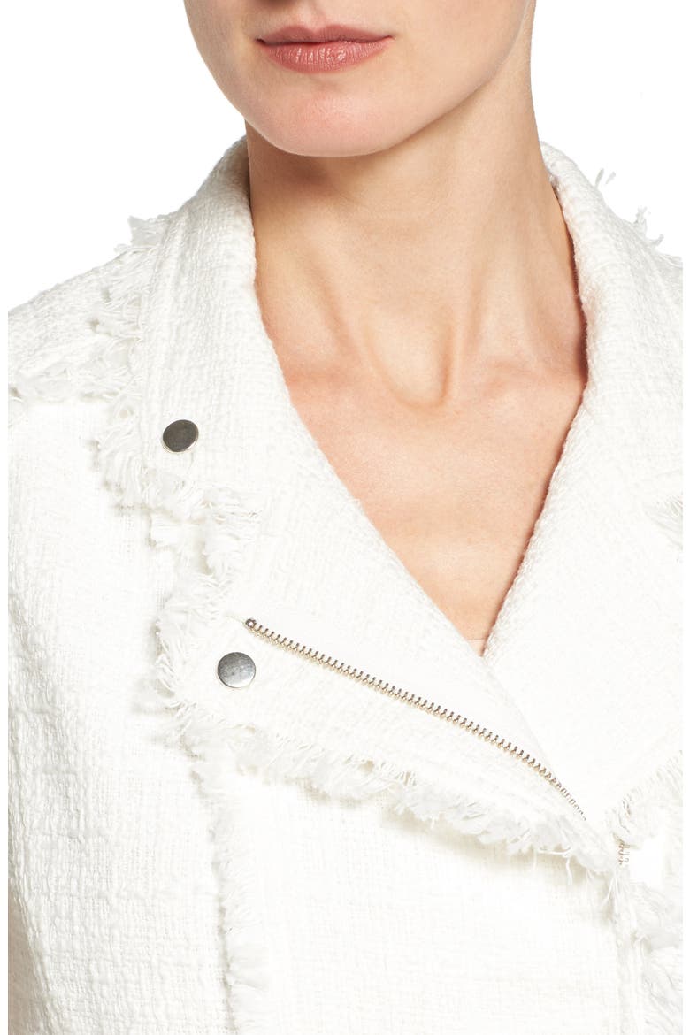 Fringe Tweed Vest, Alternate, color, IVORY CLOUD