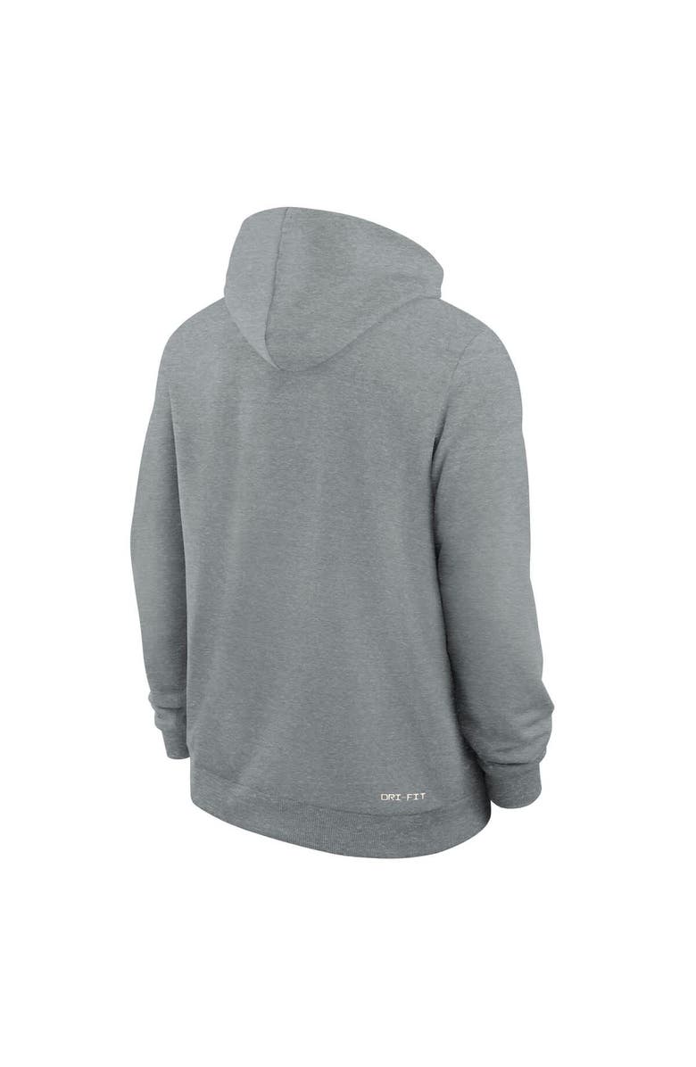 Nike Men's Nike Heather Gray Team USA Standard Issue Dri-FIT Full-Zip Hoodie, Alternate, color, Heather Gray