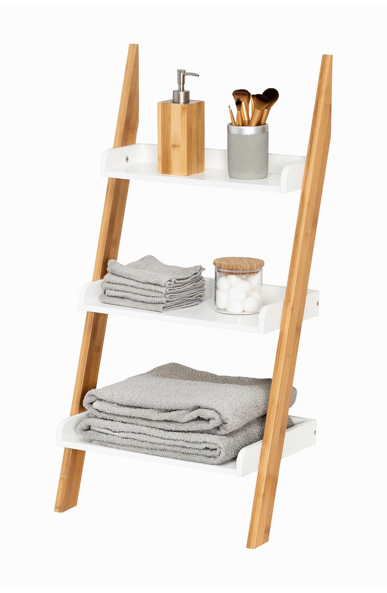 HONEY-CAN-DO 3-Tier Ladder Shelf, Alternate, color, 