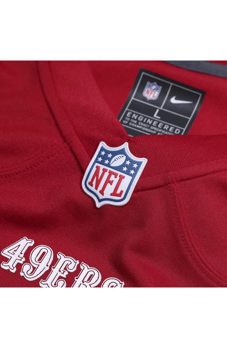 Nike Men's Nike Ricky Pearsall Scarlet San Francisco 49ers Team Game Jersey, Alternate, color, Scarlet
