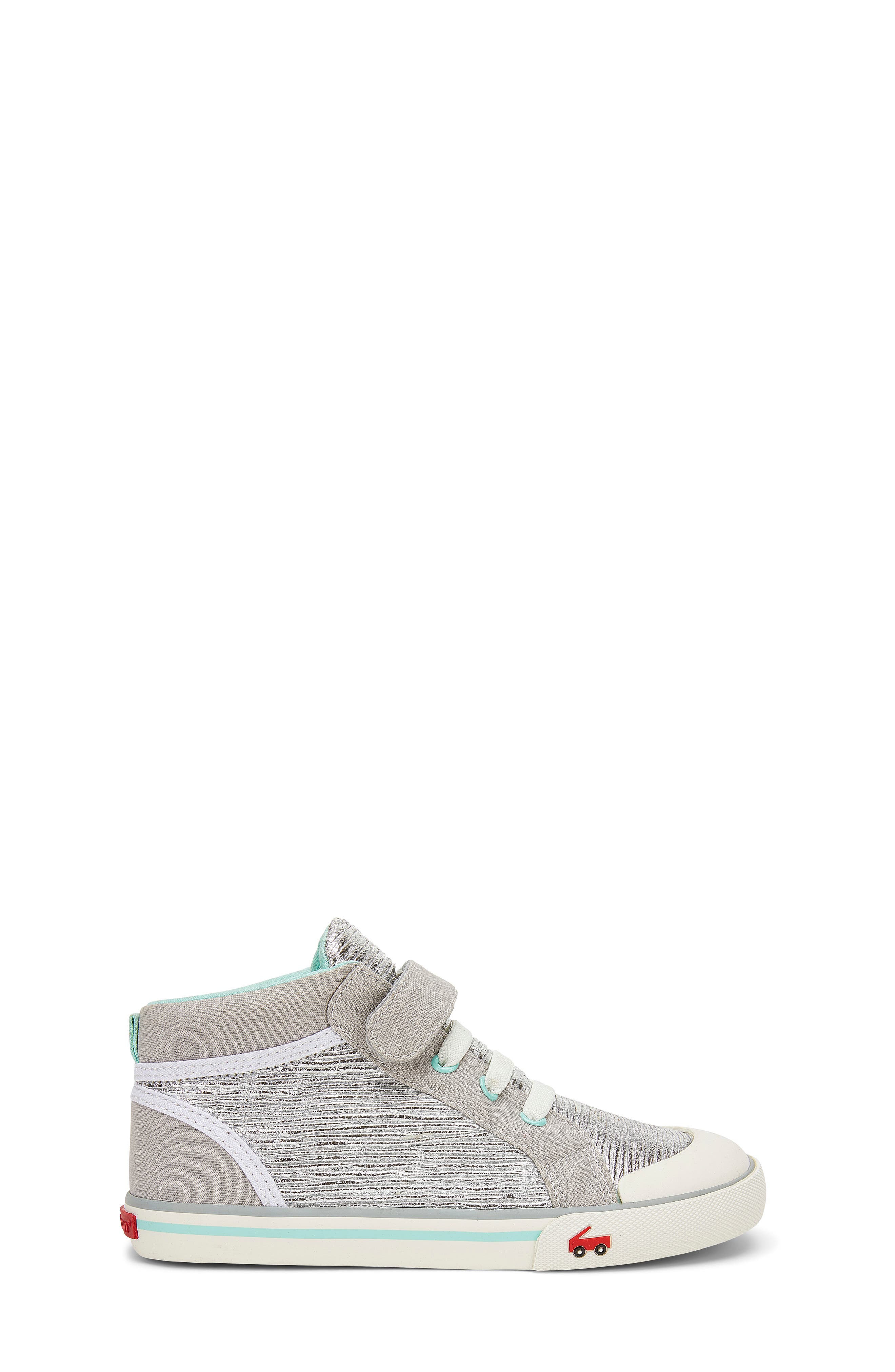 Peyton Sneaker, Alternate, color, SILVER