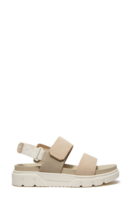 Timberland Greyfield 2 Sandal In Light Beige Suede