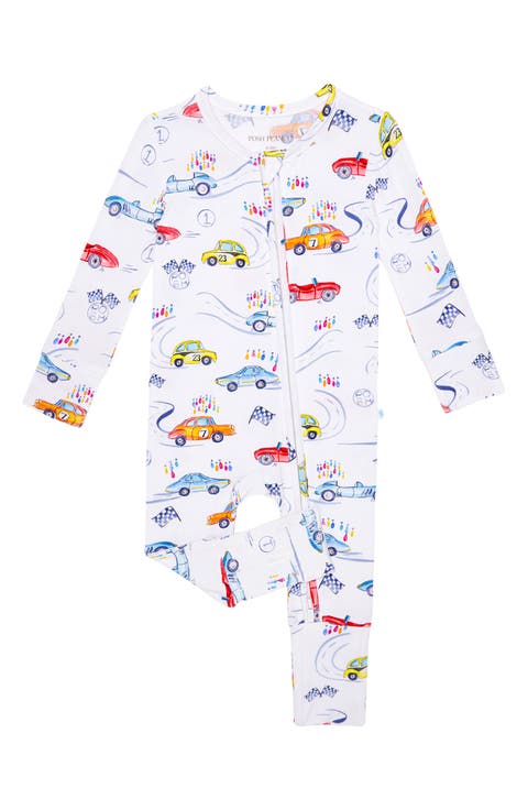 Print Convertible One-Piece Footie