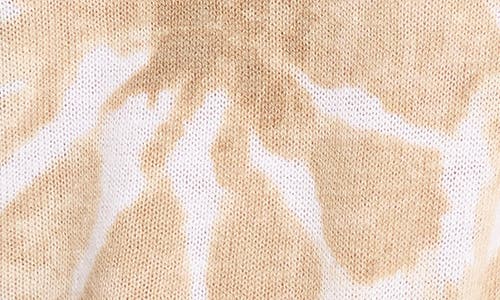 Nic + Zoe Floral Hint Supersoft Sweater In Neutral Multi