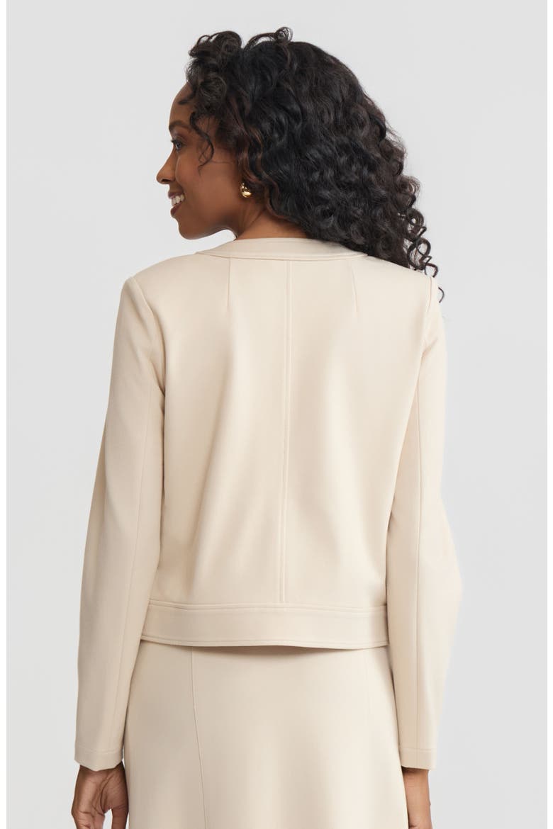 Heritage LuxeStretch Ponte Sport Jacket, Alternate, color, Biscotti