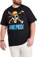 True Nation by DXL Big & Tall One Piece Straw Hat Crew Graphic Tee