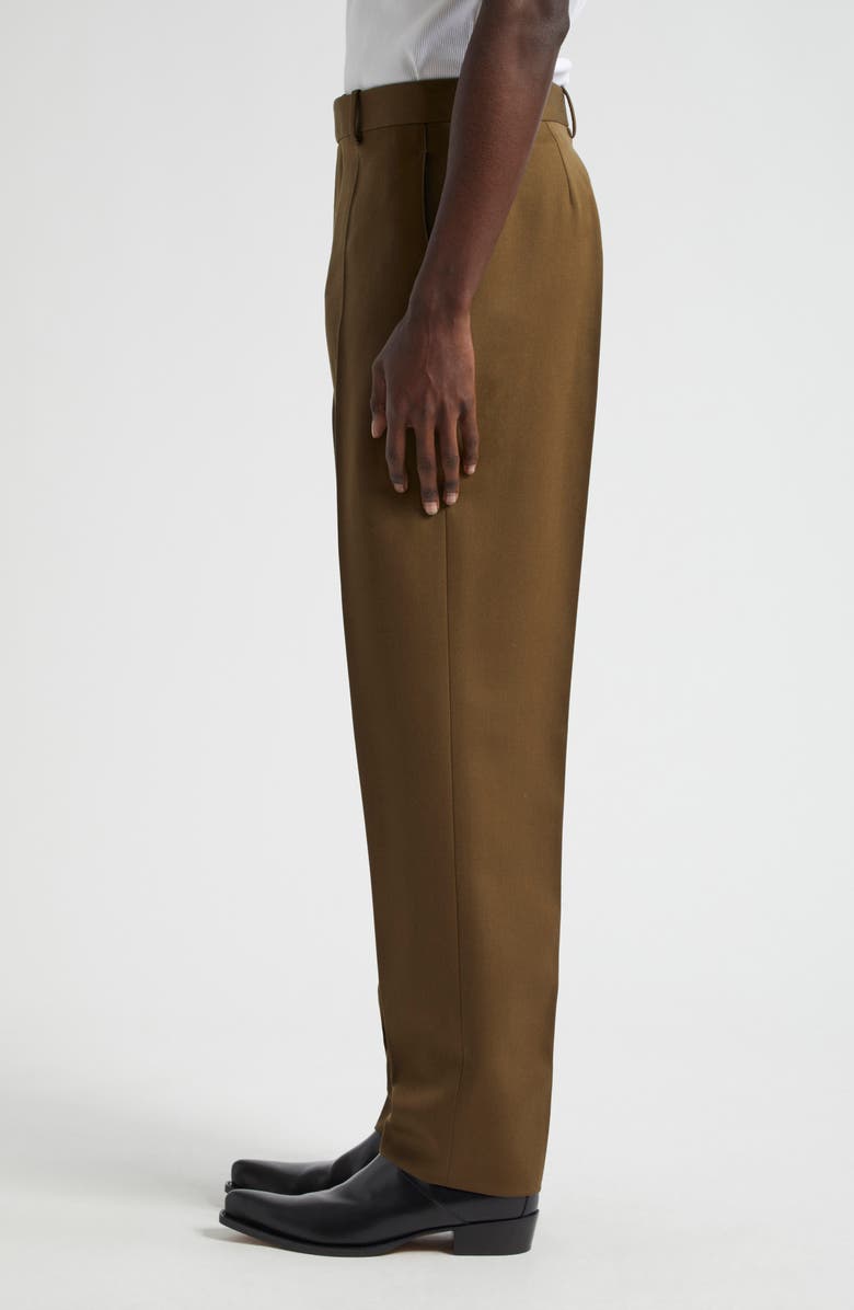 Bottega Veneta Grain de Poudre Satorial Wool Slim Trousers, Alternate, color, Liana