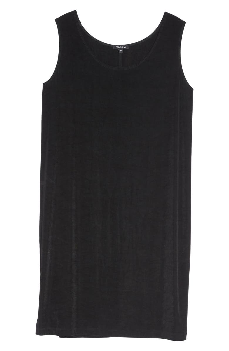 Vikki Vi Sleeveless Shift Dress, Alternate, color, Black