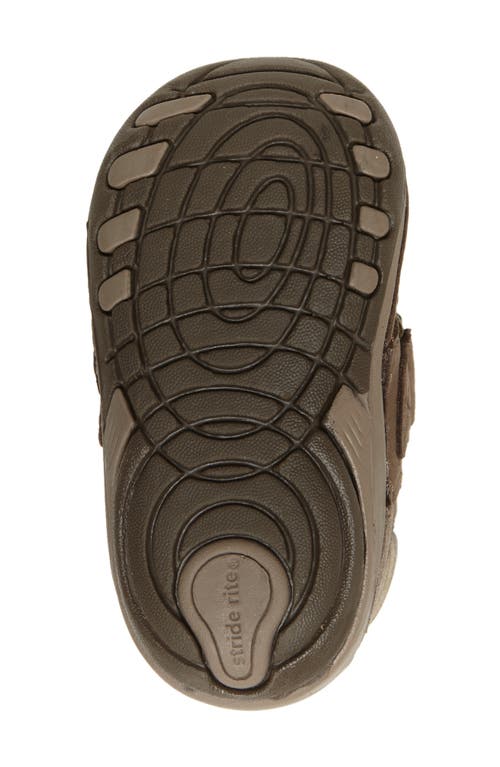 Stride Rite Soft Motion Wally Toddler Boys Casual Shoe In Brown