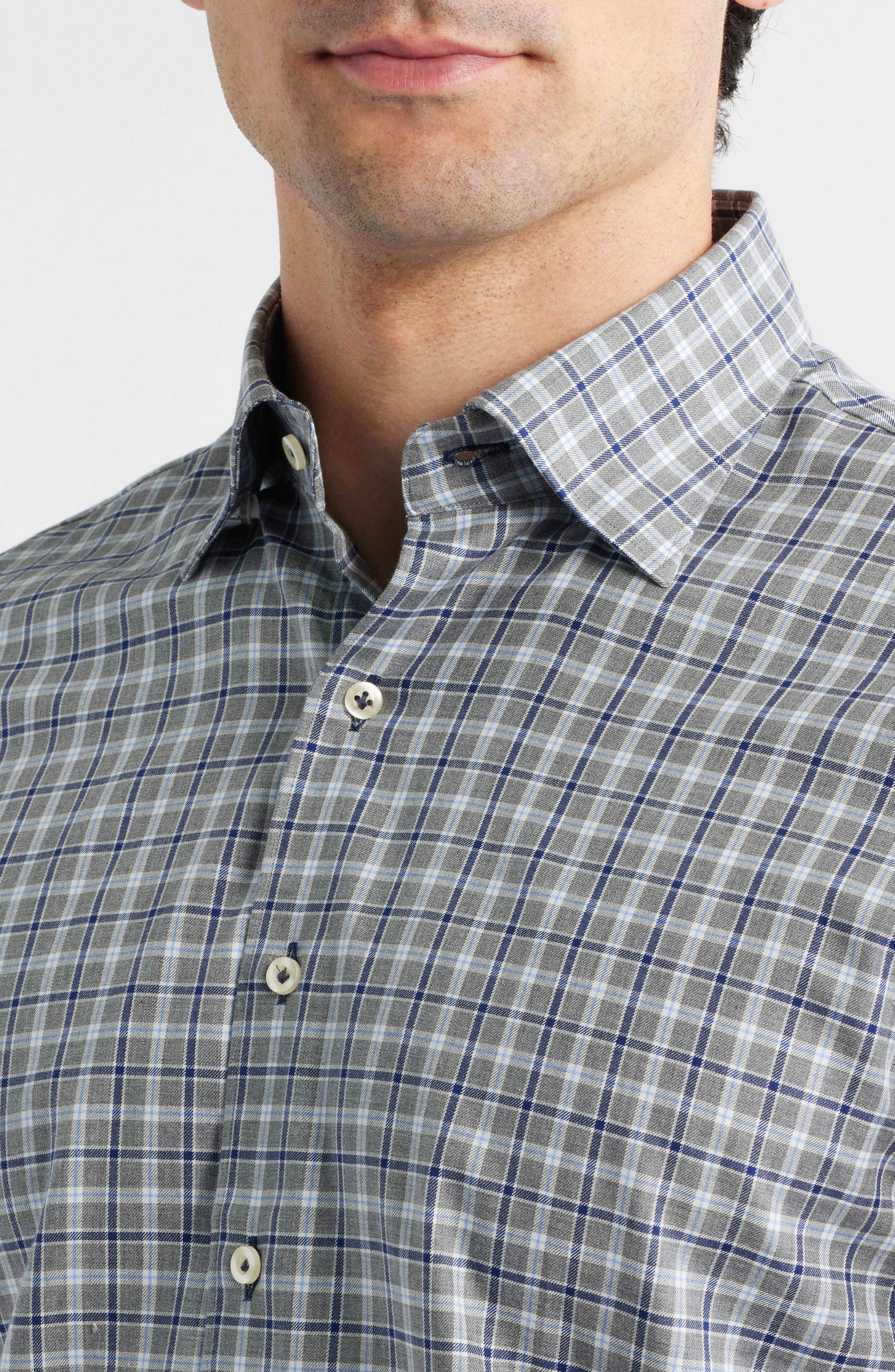 Warden Plaid Cotton Button-Down Shirt - image 2