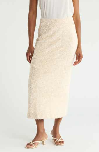 Sequin Velvet Skirt