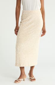 Vince Sequin Velvet Skirt