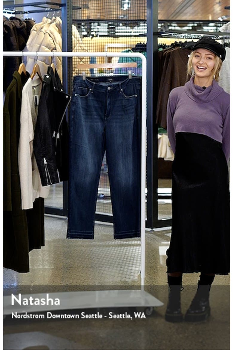 Marilyn High Waist Release Hem Ankle Straight Leg Jeans video