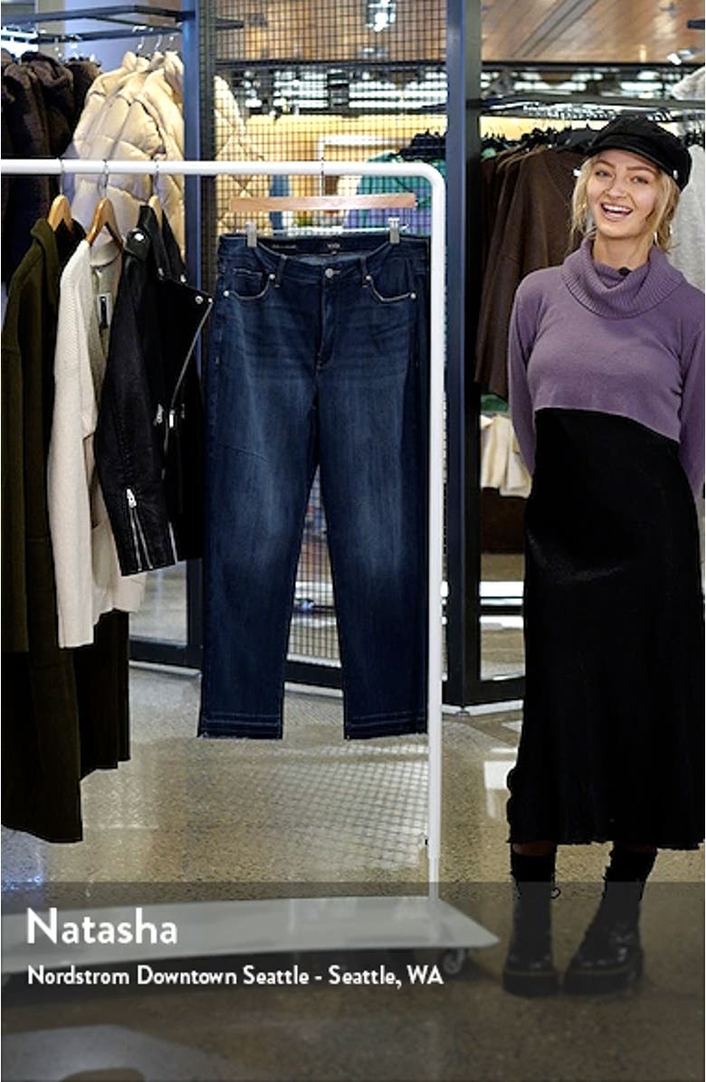 Marilyn High Waist Release Hem Ankle Straight Leg Jeans, sales video thumbnail