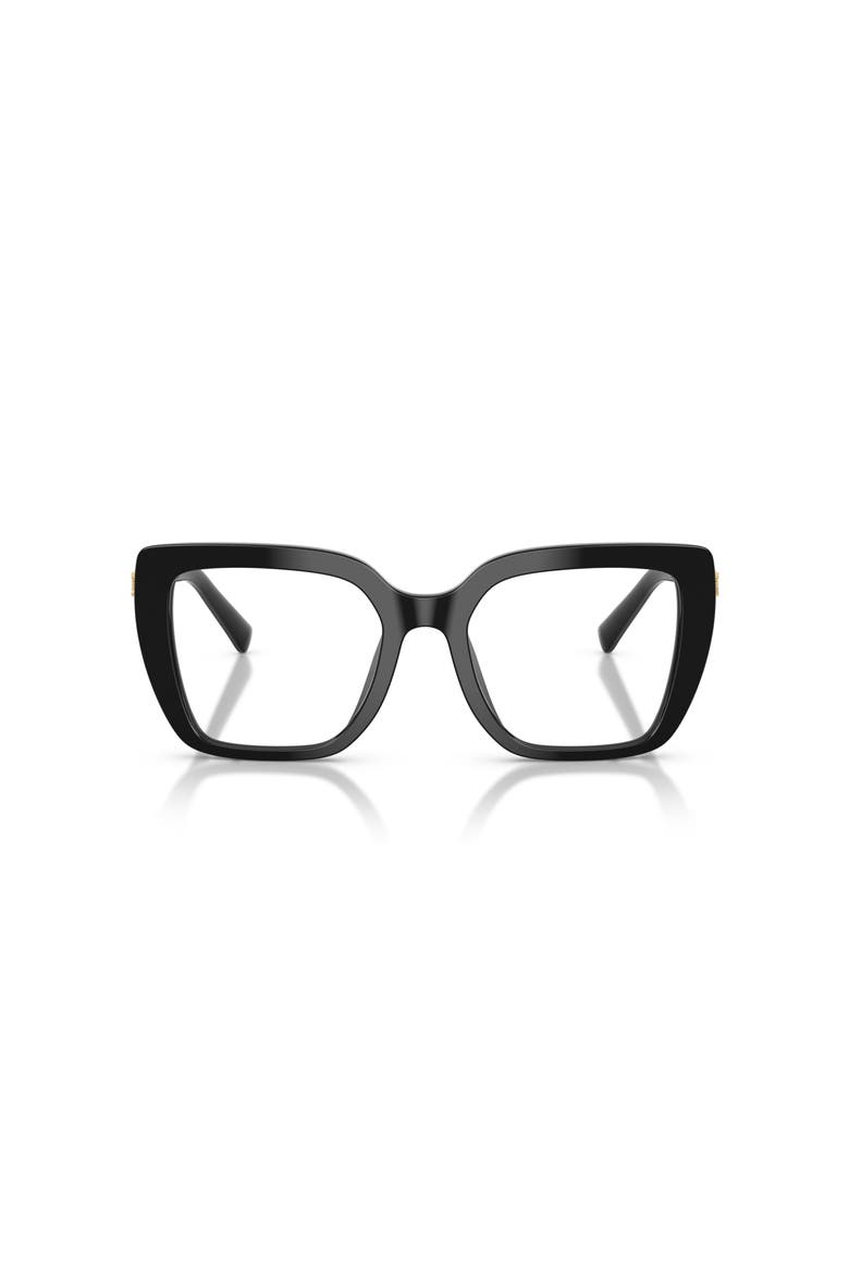 53mm Square optical glasses, Alternate, color, Black