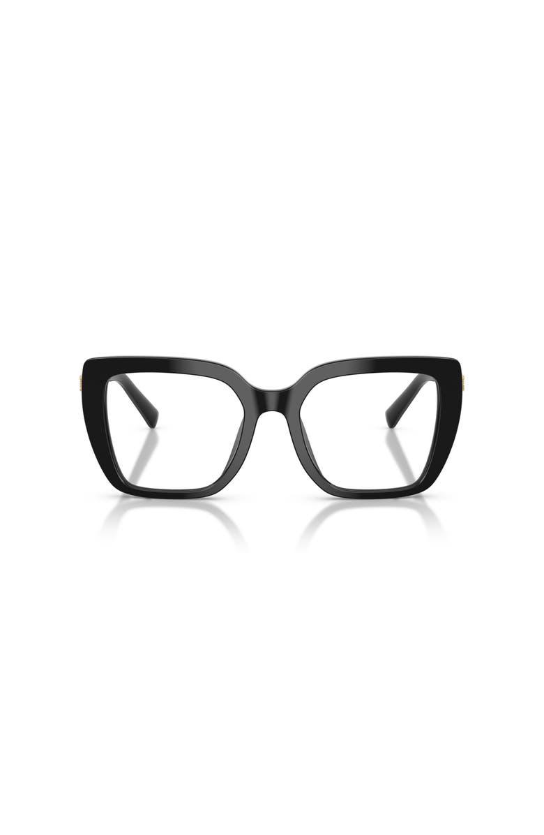 Dolce&Gabbana 51mm Square optical glasses, Alternate, color, Black