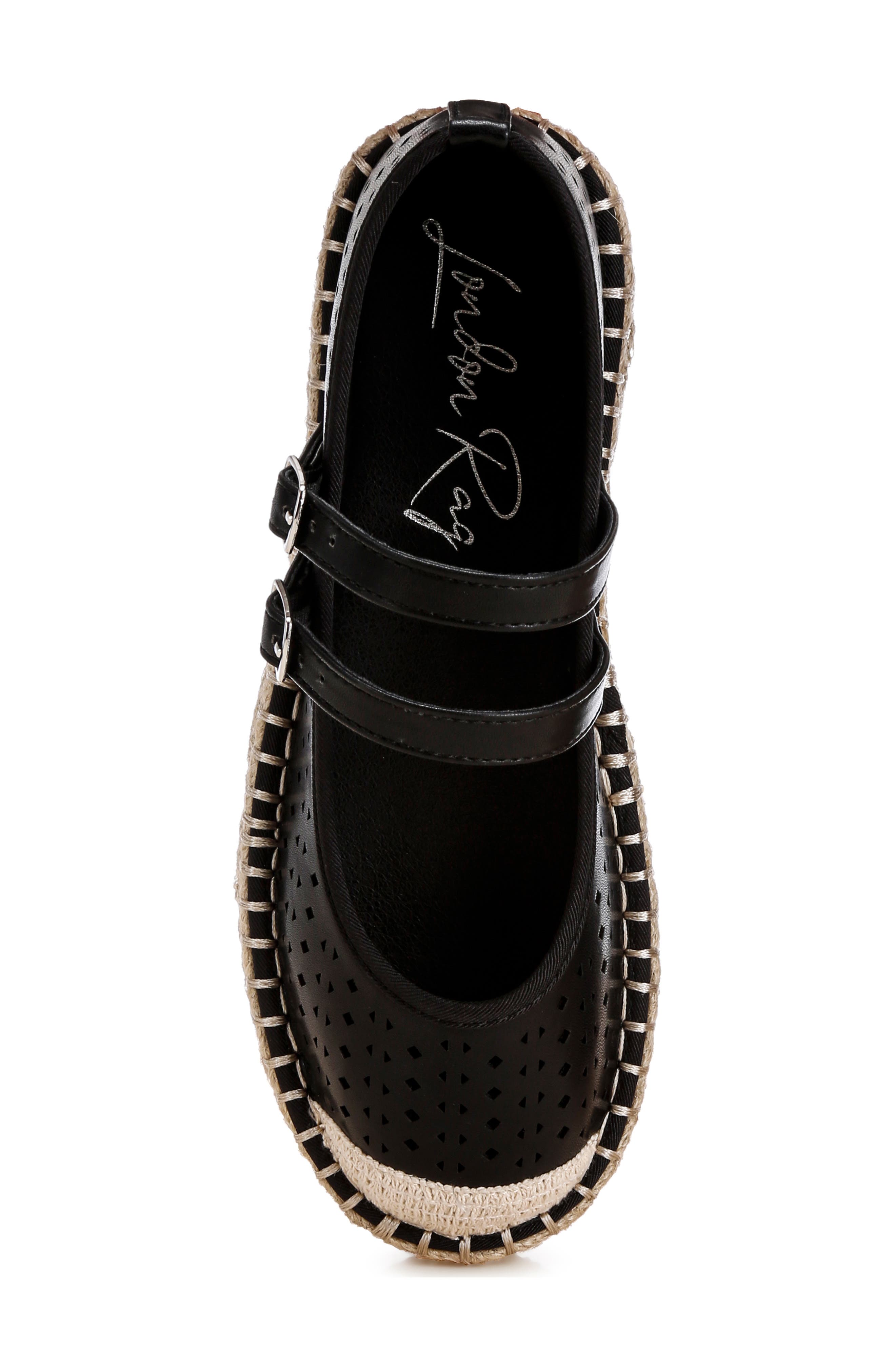 LONDON RAG Noori Espadrille Flat, Alternate, color, Black