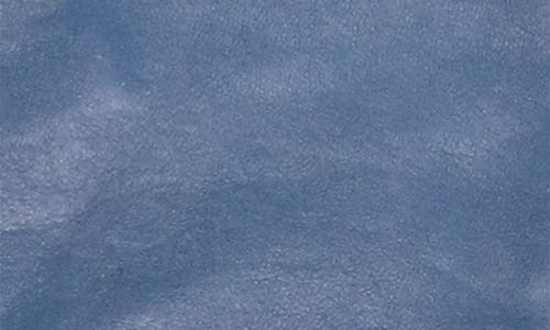 Portolano Silk Lined Leather Gloves In Blue