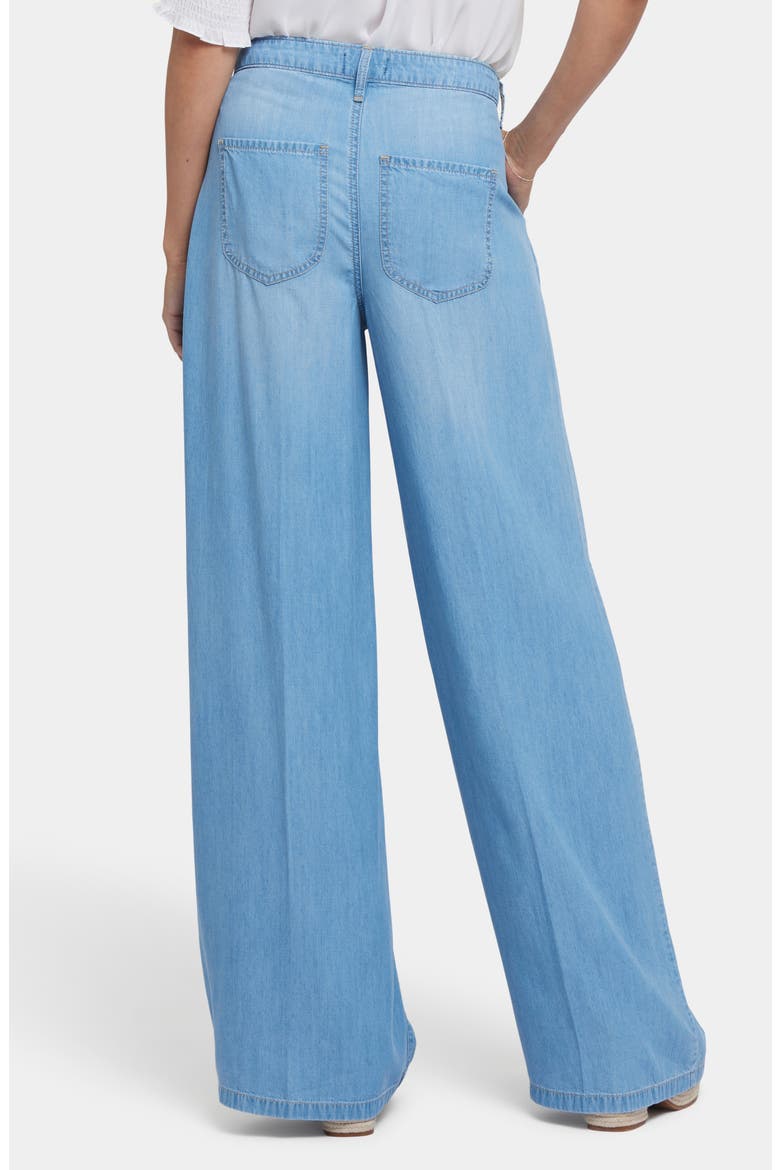 Whitney High Waist Pleated Wide Leg Trousers, Alternate, color, CANARY BEACH