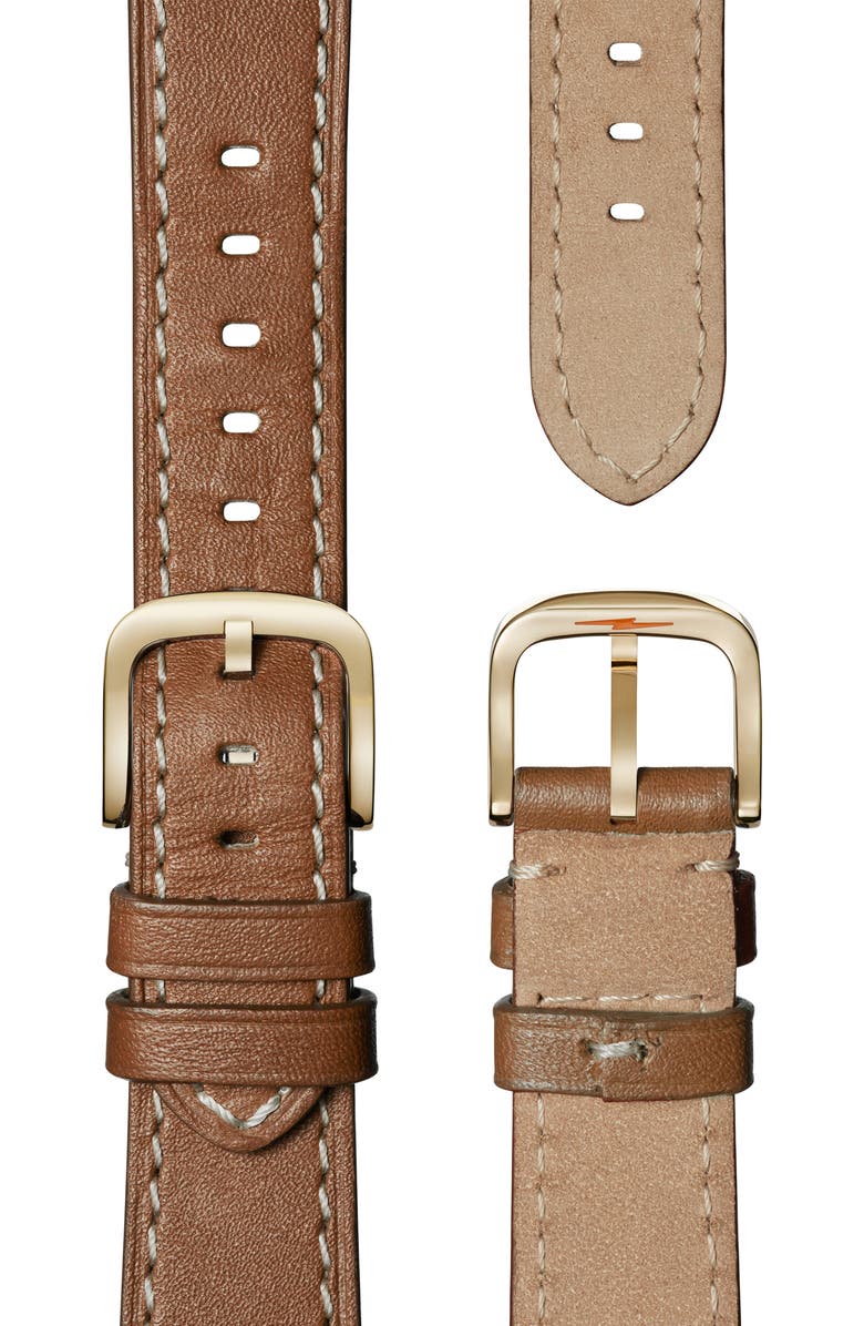 Shinola Runabout Leather Strap Watch, 36mm, Alternate, color, 