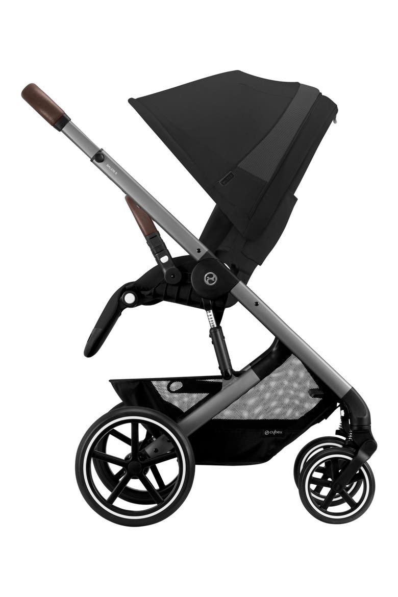 Balios S Lux Stroller, Alternate, color, MOON BLACK