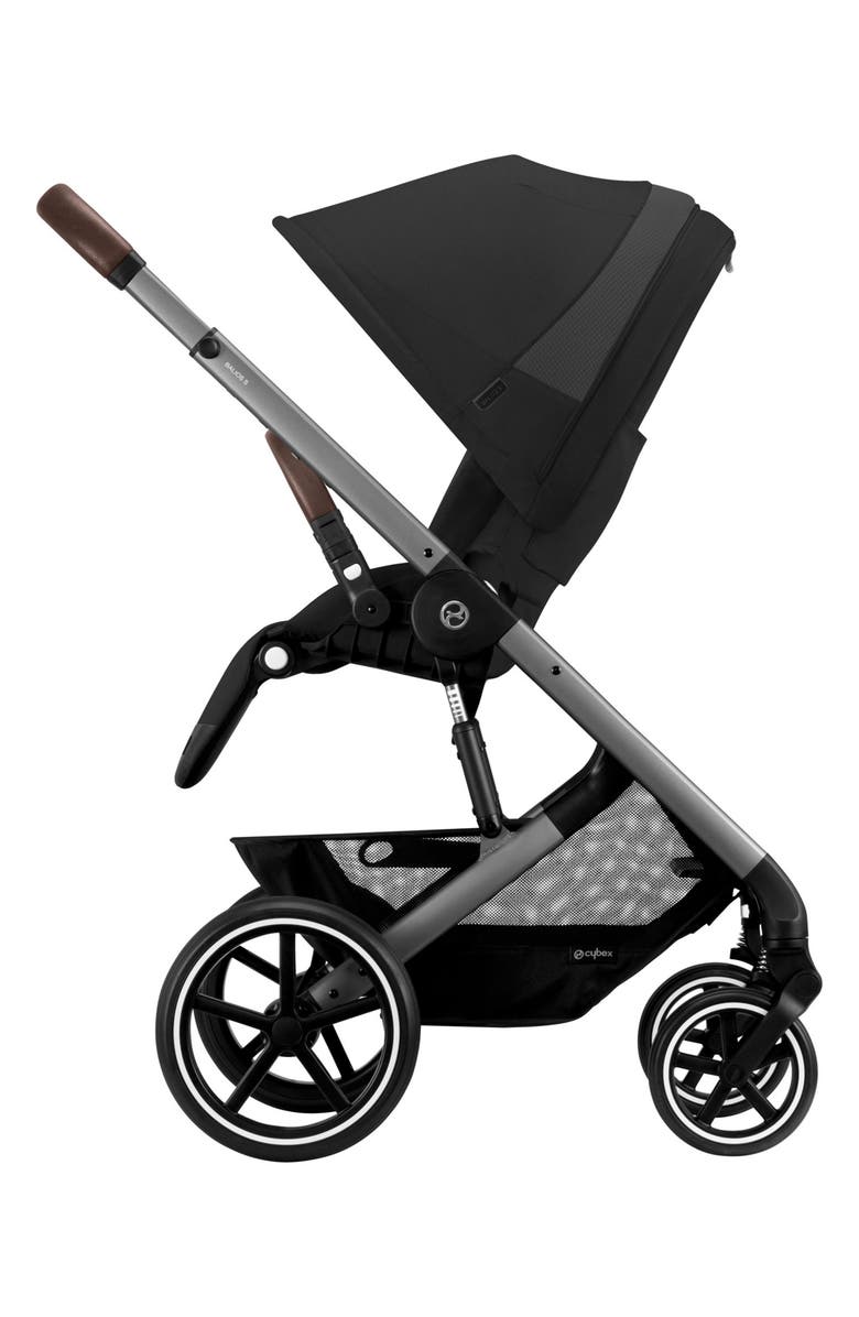 CYBEX Balios S Lux Stroller, Alternate, color, Moon Black