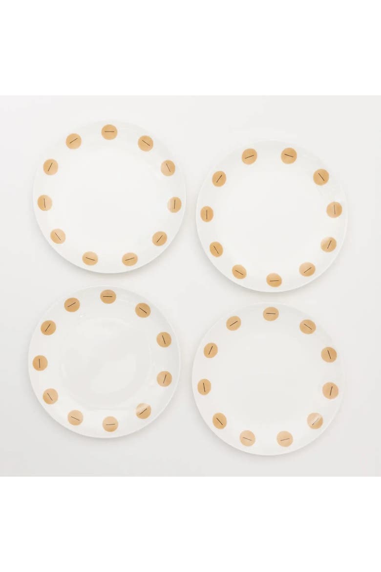 Sunset Strip Salad Plate Set, Main, color, White