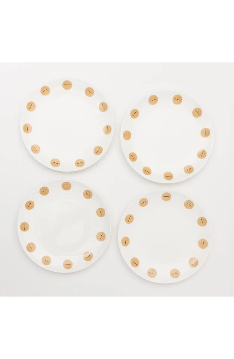 House of Revelry Sunset Strip Salad Plate Set, Main, color, White