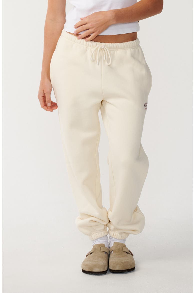 Varsity Sports Cotton Track Joggers, Alternate, color, BONE