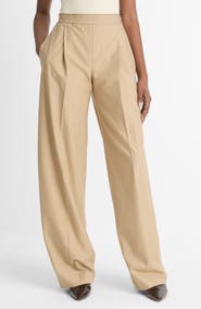 Vince Pleated Elastic Waist Pants