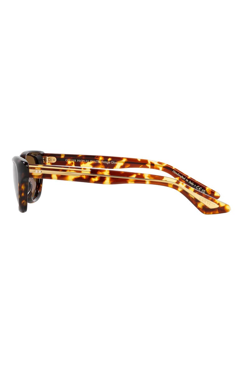 x KHAITE 1983C 52mm Irregular Sunglasses, Alternate, color, DARK TORTOISE