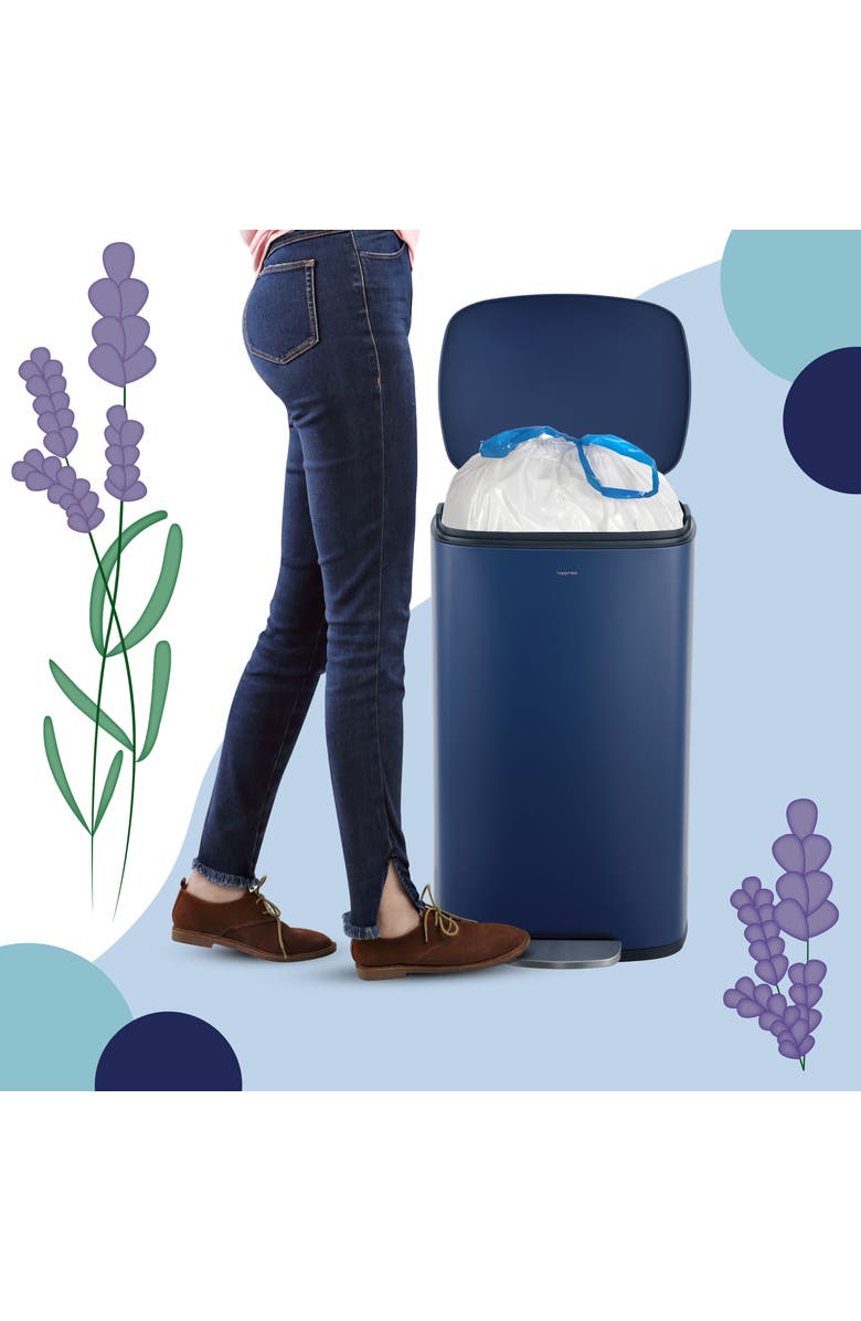 HAPPIMESS Scented Trash Can Liners, White Drawstring,, Alternate, color, Lavender: 8Gal