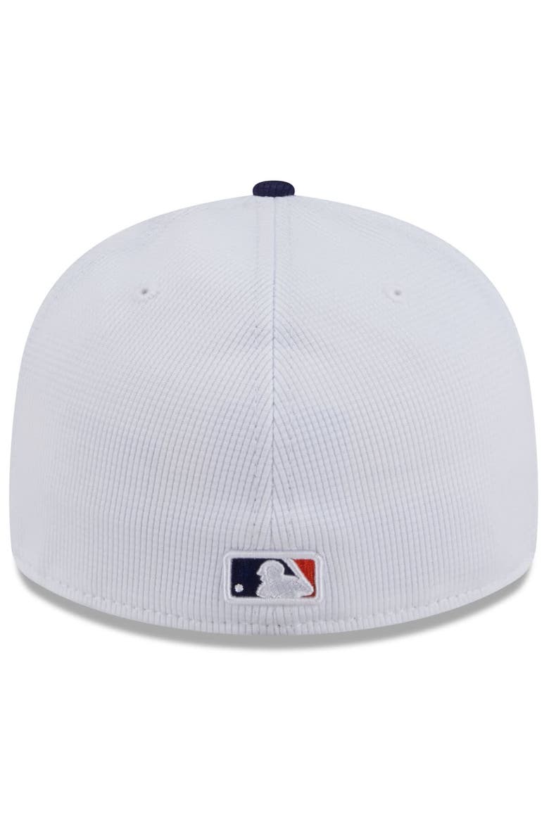 Men's New Era  White/Navy Houston Astros 2025 City Connect Batting Practice Low Profile 59FIFTY Fitted Hat, Alternate, color, White