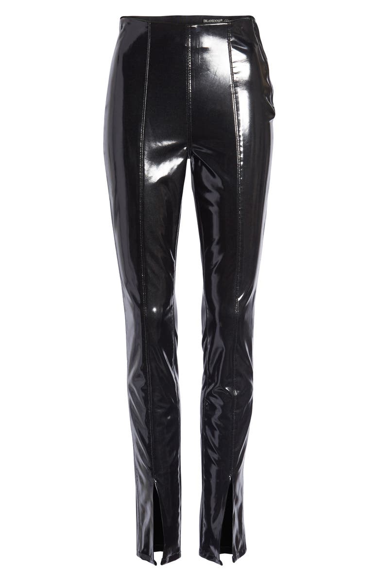 BLANKNYC Patent Faux Leather Leggings, Alternate, color, 