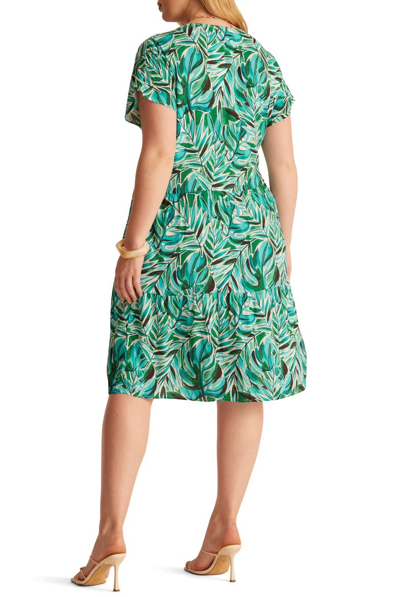 Antibes Floral Shift Dress, Alternate, color, BLUE/GREEN