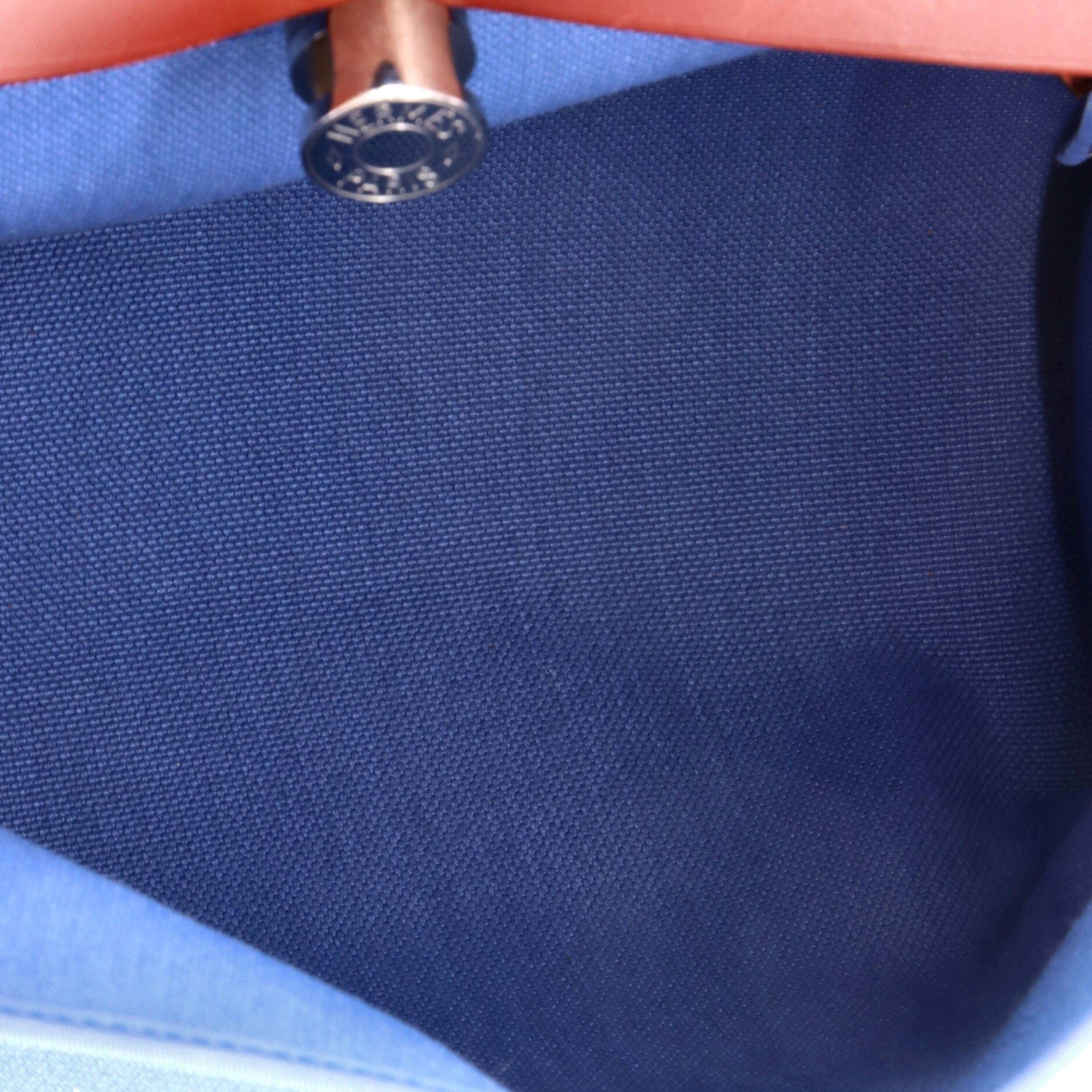 Herbag Zip Leather and Toile 31, Alternate, color, Blue