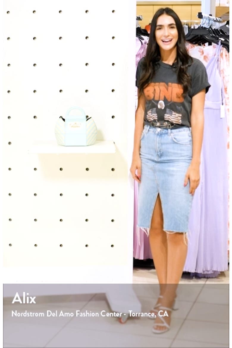 Cake Box Leather Top Handle Bag video