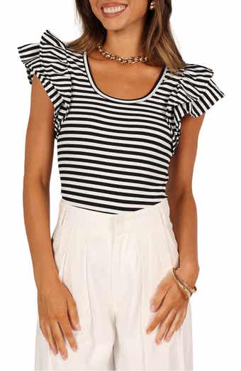 Petal & Pup Martina Stripe Rib Top
