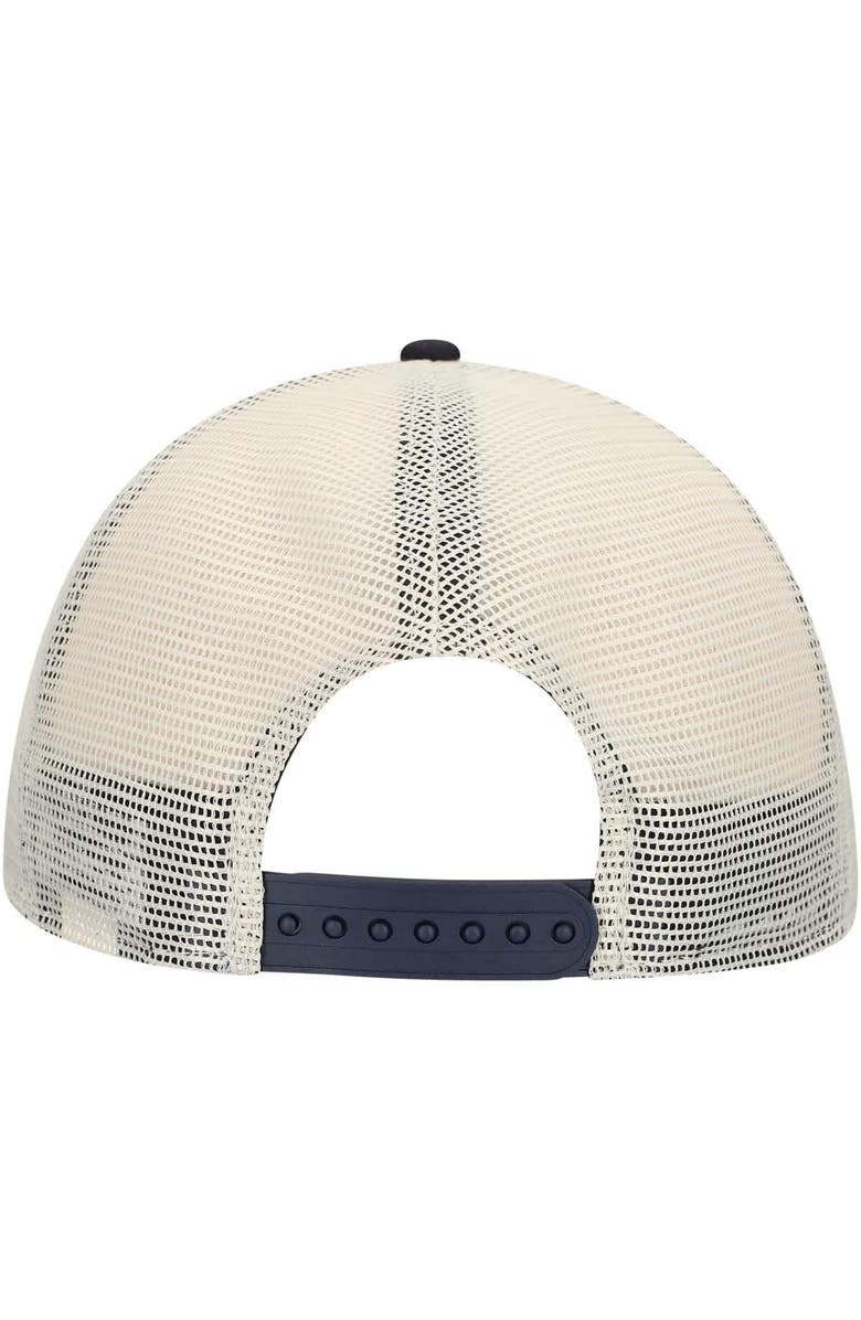 New Era Men's New Era Navy/Natural Dallas Cowboys Election Trucker Golfer Snapback Hat, Alternate, color, Navy